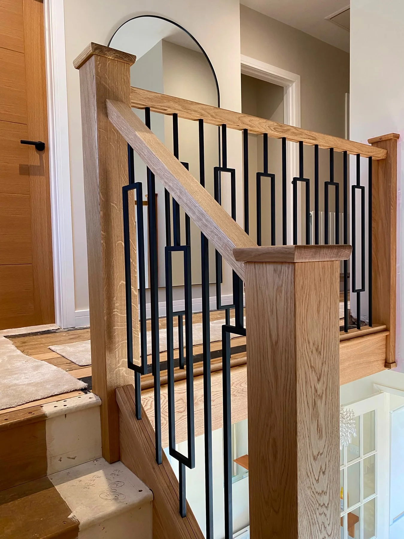 Staircase landing detail